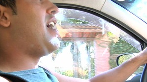 MikeinBrazil: Abany Ferrari beside Tony Tigrao outdoors