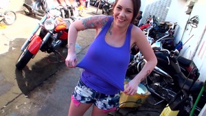 Pervs On Patrol: Ashton Pierce got her pussy smashed