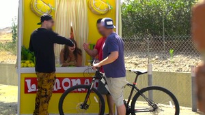 BRAZZERS Exxtra: Charlotte Cross starring Bill Bailey outdoors