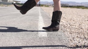 Big Tits at Work: Ashley Graham in boots cumshot in office HD