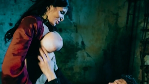 ZZ Series - American queen Romi Rain in a dress ass fingering