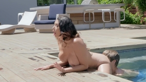 MILFsLikeItBig: Wet Missy Martinez spanking outdoors
