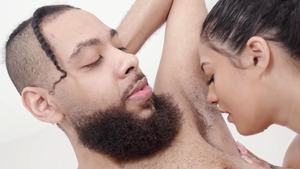 See Him Fuck: Cuban Serena Santos sniffing