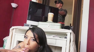 Latina Sex Tapes - Lucia Lace caught flashing XXX video