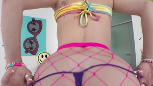 Swallowed - Beautiful Jazlyn Ray throat fucking