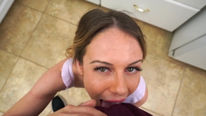 KinkyFamily - European step sister shows natural tits