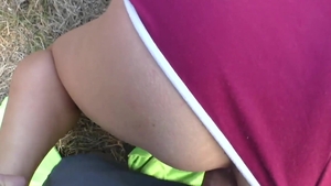 Yummy Couple - Got her pussy smashed in the forest