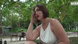 MamacitaZ: Cumshot on the street colombian HD