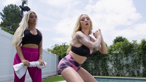 Lez Be Bad: Kendra's Passionate Encounter with her PT
